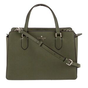 Kate Spade New York Laurel Way Reese Satchel Purse Enchanted Green